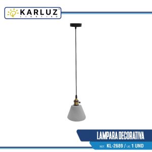 Lampara Colgante Decorativa Rustica