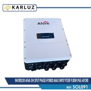 Inversor Af6k-Dh Split Phase Hybrid Max Input Poer 9.0kw Ip65 Afore